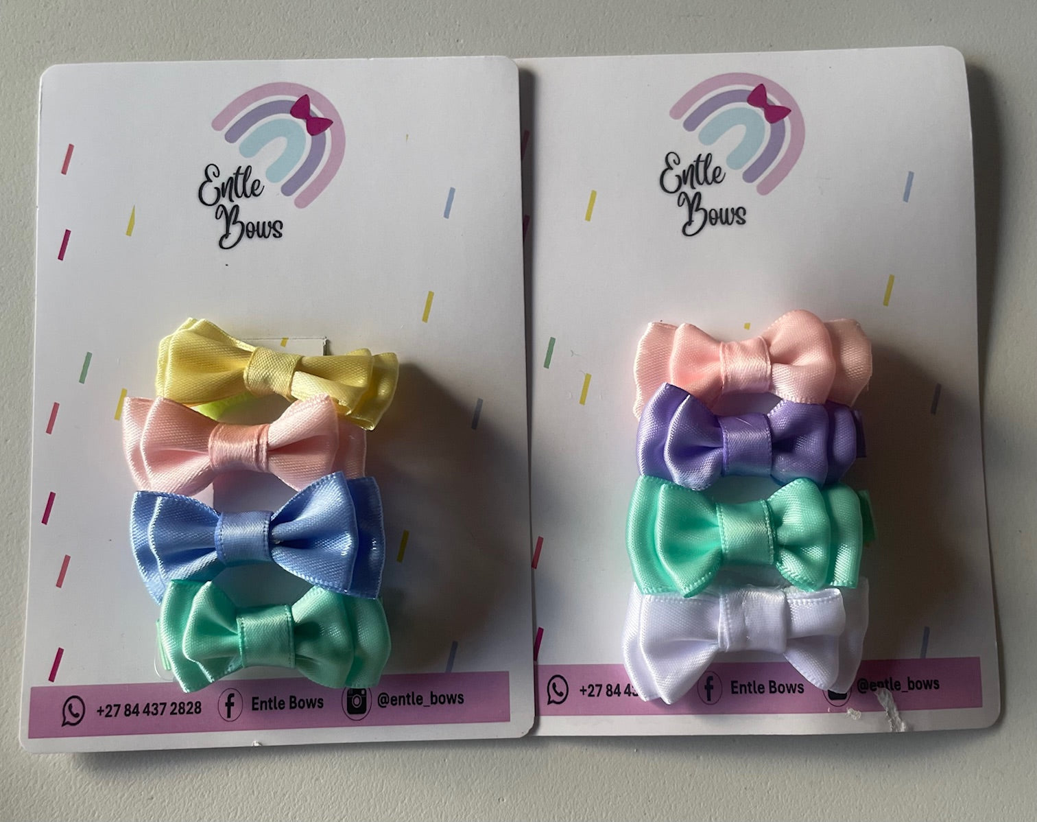 Assorted Baby Hair Bows (Set of 4)